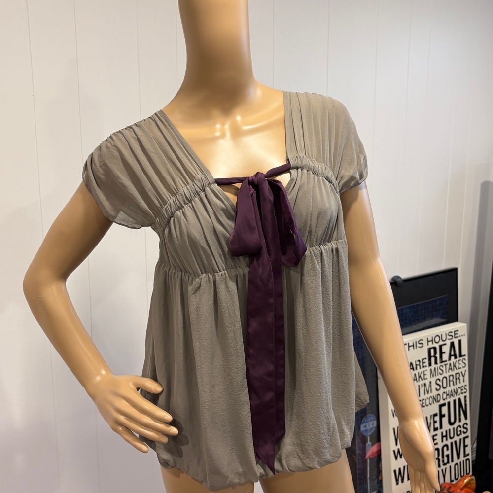 Club Monaco silk top